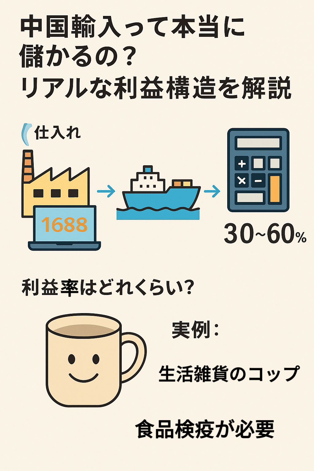 「中国輸入って本当に儲かるの？」リアルな利益構造を解説【2025年版】